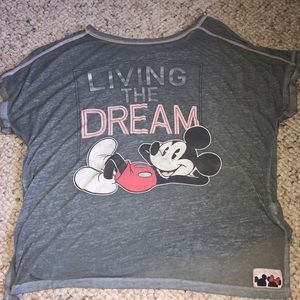 Oversized Mickey and Minnie Tee